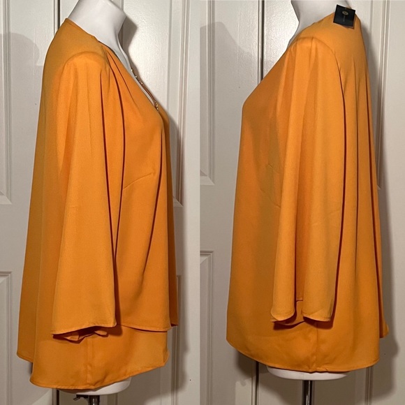 JM Collection Women's Rhinestone-Trim 3/4
Sleeve Top Created for Macy's - Picture 9 of 9